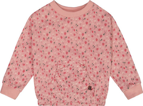 Deux par Deux Chandail en molleton imprimé - Petite fille