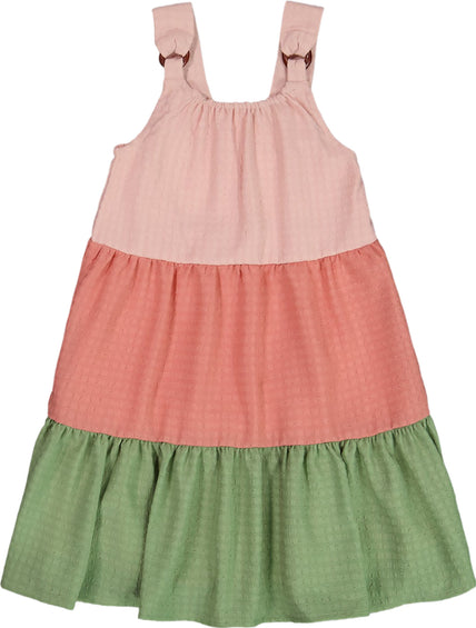Deux par Deux Robe paysanne à volants - Petite fille
