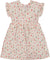 Deux par Deux Robe en cotonnade gaufrée imprimée avec volants - Grande fille - Printed Strawberries Off White