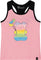 Deux par Deux Camisole dos nageur en coton biologique - Petite fille - Prism Pink