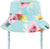 Deux par Deux Chapeau de plage imprimé - Petite fille - Printed Watercolor Flowers