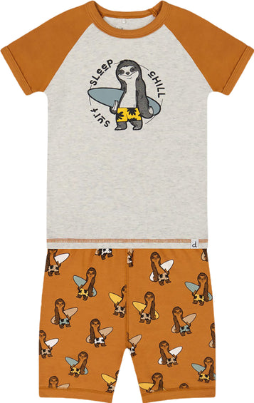Deux par Deux Ensemble pyjama deux pièces avec haut à manches courtes et short - Bébé garçon