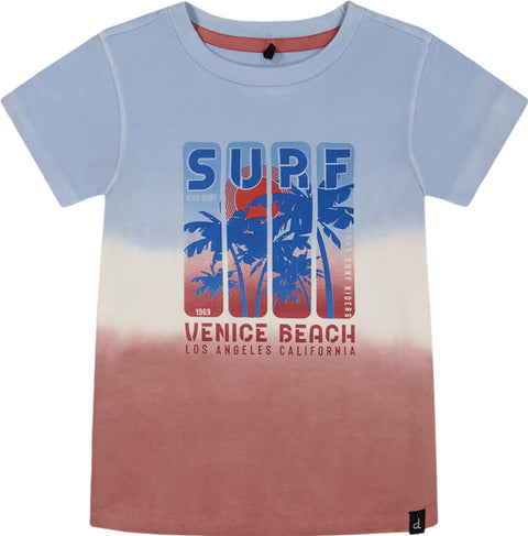 Deux par Deux T-shirt à imprimé à manches courtes dégradé en coton biologique - Petit garçon