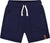 Deux par Deux Short en éponge française avec poches à glissière - Petit garçon - Peacoat