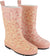 Deux par Deux Bottes de pluie à imprimés - Petit Enfant - Printed Pink Mini Flowers