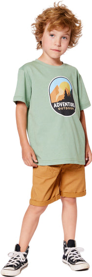 Deux par Deux Short en sergé extensible - Grand garçon