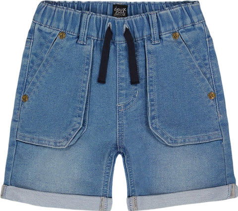 Deux par Deux Short en denim extensible - Grand garçon