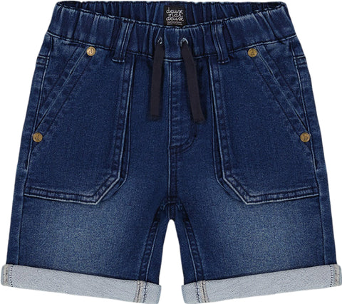 Deux par Deux Short en denim extensible - Petit garçon