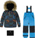 Deux par Deux Habit de neige deux pièces avec manteau imprimé Play Bleu - Petit garçon - Blue