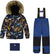Deux par Deux Habit de neige deux pièces avec manteau imprimé dinosaures Play - Grand garçon - Navy Blue