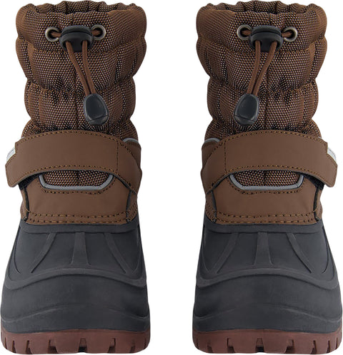 Deux par Deux Bottes d'hiver Solid Noir - Grand Enfant