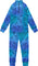 Deux par Deux Ensemble de sous-vêtements thermiques deux pièces - Petit enfant - Blue Gradient Dinosaur Print
