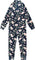 Deux par Deux Ensemble de sous-vêtements thermiques deux pièces - Petit enfant - Navy Flower Print