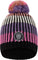 Deux par Deux Tuque en tricot doublé à pompom Mauve-Noir - Petite fille - Pink - Purple - Black