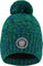 Deux par Deux Tuque en tricot doublé à pompon Vert-Bleu - Petit garçon - Green - Blue