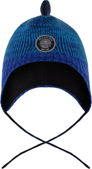 Deux par Deux Tuque péruvien d’hiver dino en tricot doublé - Petit garçon