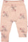 Deux par Deux Pantalon évolutif en coton biologique - Bébé fille - Pink Cat Print
