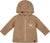 Deux par Deux Manteau zippé à capuchon ours en sherpa - Bébé garçon - Brown