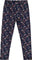 Deux par Deux Legging en jersey de coton biologique chat - Petite fille - Navy Floral