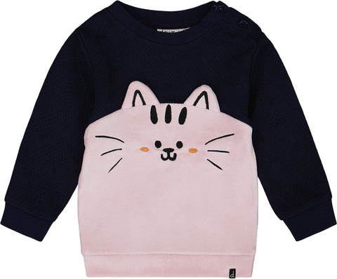 Deux par Deux Haut bi-matière long - Petite fille