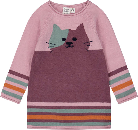 Deux par Deux Robe en tricot - Bébé fille