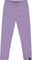 Deux par Deux Legging en jersey de coton biologique Floral - Bébé fille - Purple Gray