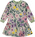 Deux par Deux Robe en molleton extensible - Bébé fille - Sage Floral