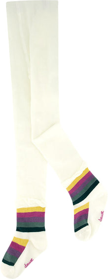 Deux par Deux Collant en tricot à pieds rayés - Petite fille