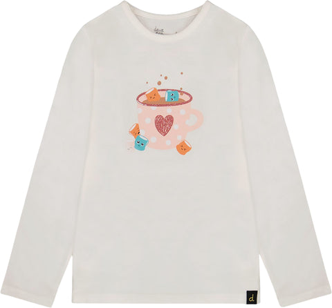 Deux par Deux T-shirt manches longues en coton biologique - Petite fille