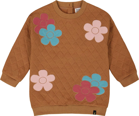 Deux par Deux Tunique matelassée avec fleurs - Grande fille