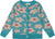 Deux par Deux Cardigan en tricot boutonné sur le devant - Petite fille - Turquoise Blue