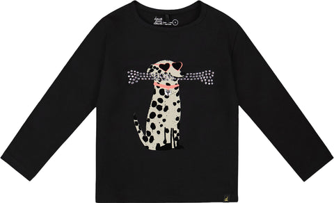 Deux par Deux T-shirt en coton biologique Dalmatien - Petite fille