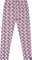 Deux par Deux Legging en coton biologique Pomme - Petite fille - Blue Apple Print