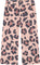 Deux par Deux Pantalon de survêtement à jambes larges en éponge française - Petite fille - Pink Leopard