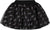 Deux par Deux Jupe en organza et tulle - Petite fille - Black Unicorn Print