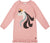 Deux par Deux Robe en tricot avec intarsia de licorne - Petite fille - Dusty Pink