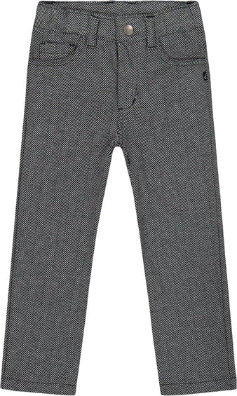 Deux par Deux Pantalon extensible en jacquard - Grand garçon