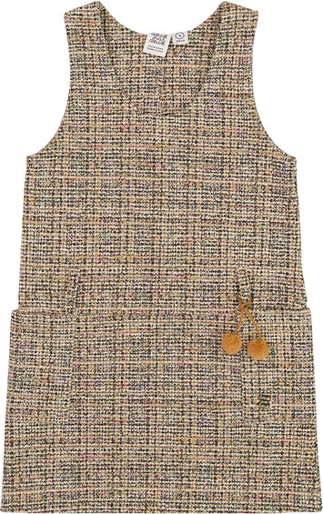 Deux par Deux Robe salopette en tweed - Petite fille