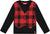 Deux par Deux T-shirt avec veste trompe-l’œil carreaux - Grand garçon - Red - Black Plaid