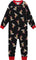 Deux par Deux Pyjama une pièce en interlock de coton biologique - Bébé garçon - Black Cookie Print