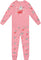 Deux par Deux Pyjama deux pièces en coton biologique - Petite fille - Pink Cat Print