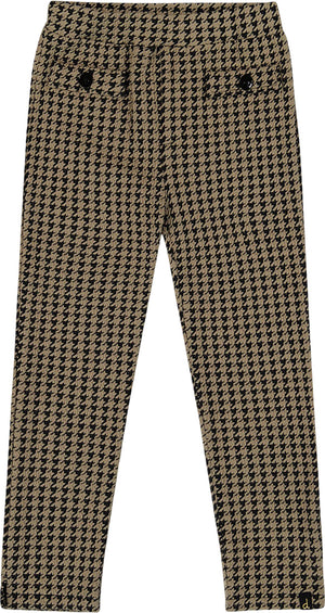 Deux par Deux Pantalon en tricot jacquard avec poches passepoilées - Petite fille