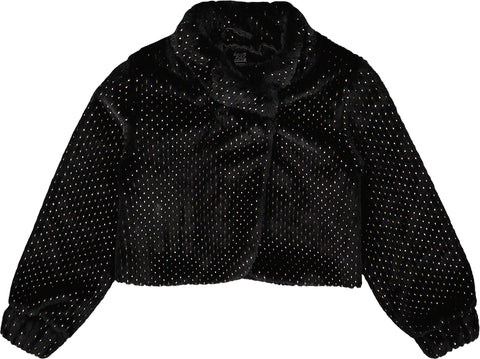 Deux par Deux Manteau courte en fausse fourrure - Petite fille