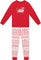 Deux par Deux Pyjama deux pièces rouge et blanc à motif fairisle en coton biologique - Petit enfant - Red - White Fairisle