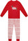 Deux par Deux Pyjama deux pièces en coton biologique - Femme - Red - White Fairisle