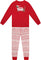 Deux par Deux Ensemble pyjama deux pièces en coton biologique - Homme - Red - White Fairisle