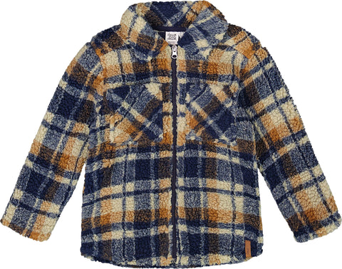 Deux par Deux Surchemise zippée à manches longues en sherpa - Petit garçon