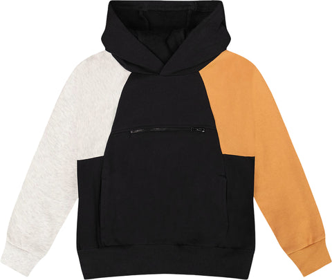 Deux par Deux Chandail en molleton à capuchon avec poche zippée - Grand garçon