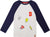 Deux par Deux T-shirt à manches raglan en coton biologique - Petit garçon - Light Heather Gray