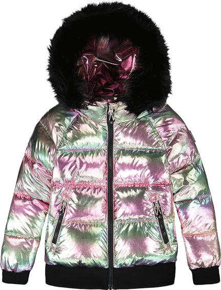 Deux par Deux Manteau d'hiver de style blouson matelassé - Petit garçon